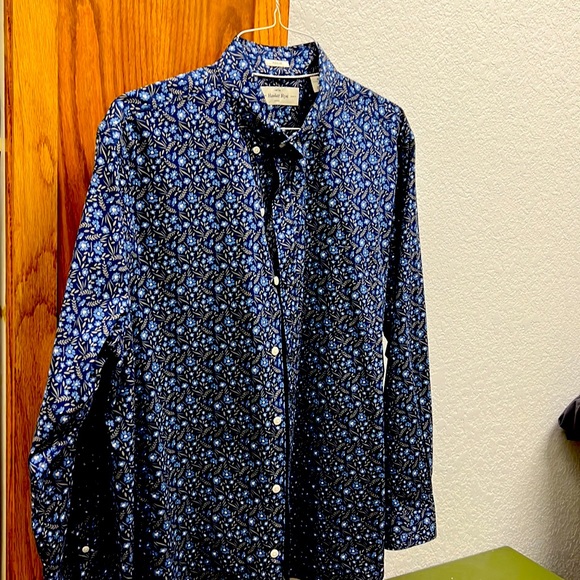 Men’s floral print dress shirt - Picture 1 of 2